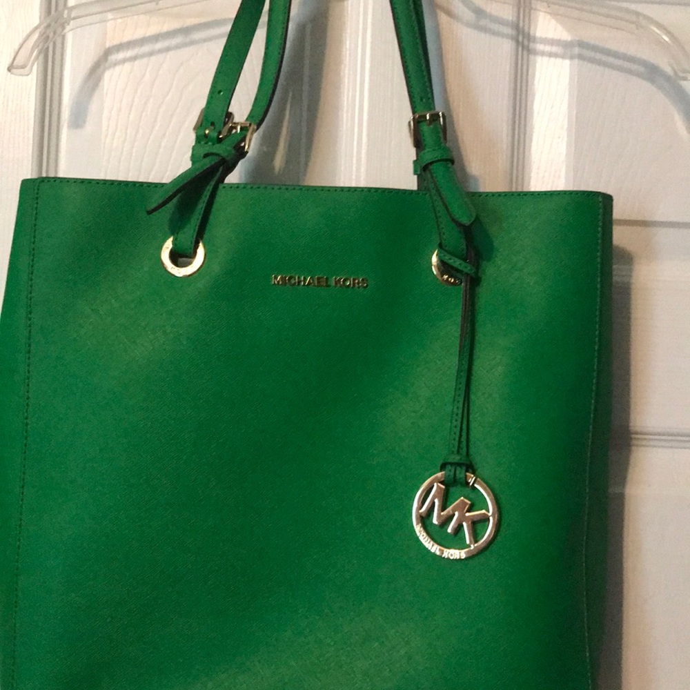Green Michael Kors Tote